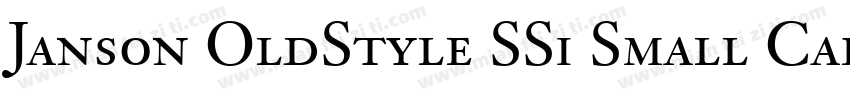 Janson OldStyle SSi Small Caps字体转换